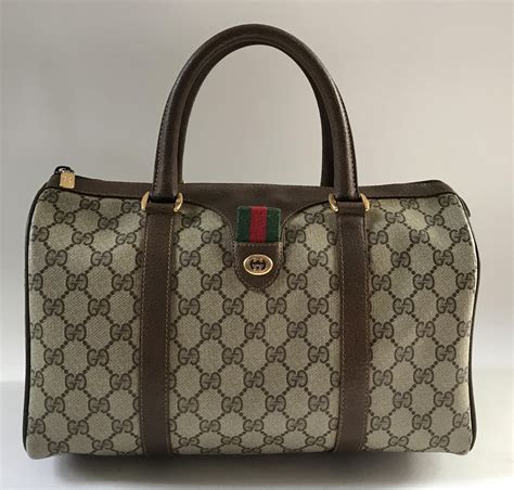 gucci trashcan|vintage Gucci satchel bag.